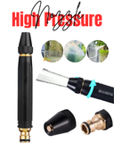 🔥 Imported High Pressure Adjustable Water Spray Nozzle – Heavy Duty Brass Connector | Car Wash & Gardening Pro Tool