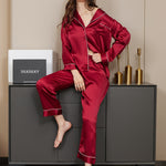 Imported Classic Pure Silk Suit Set (Buy 1 Get 1 Comfy Bra Free)😍