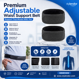Premium Adjustable Waist Support Belt – Back Pain Relief