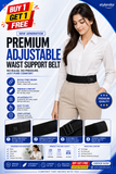 🎉 Buy 1 Get 1 FREE | Premium Adjustable Waist Support Belt – Back Pain Relief & All-Day Comfort