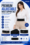 Premium Adjustable Waist Support Belt – Back Pain Relief