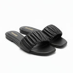 Black Elegance Slip-On Slippers