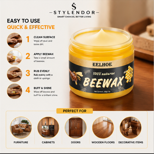 IMPORTED BEEWAX WOOD FURNITURE POLISH™ (Buy 1 Get 1 Free)
