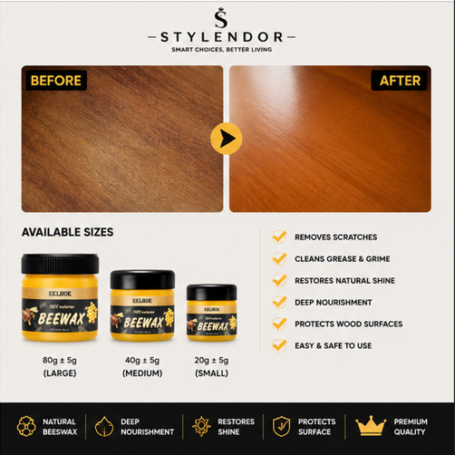 IMPORTED BEEWAX WOOD FURNITURE POLISH™ (Buy 1 Get 1 Free)