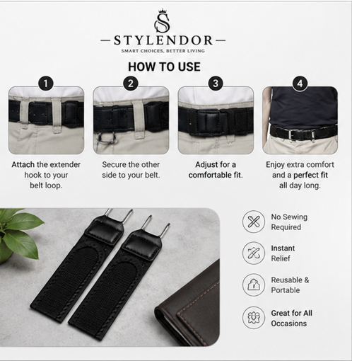 Premium Adjustable Waist Support Belt – Back Pain Relief