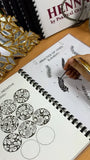 Mehandi Reusable Practice Book + FREE PRACTICE CONE