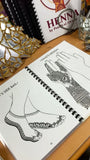 Mehandi Reusable Practice Book + FREE PRACTICE CONE