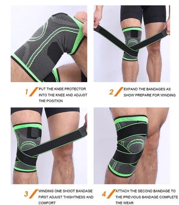 IMPORTED pressurized elastic knee pads