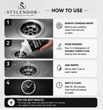 DRAINEX POWER FLOW-Instant sink & drain cleaning powder