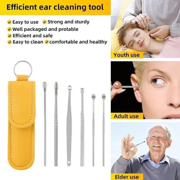 Premium Ear Wax Removal Kit – Safe, Reusable & Easy Ear Cleaning Tool Set