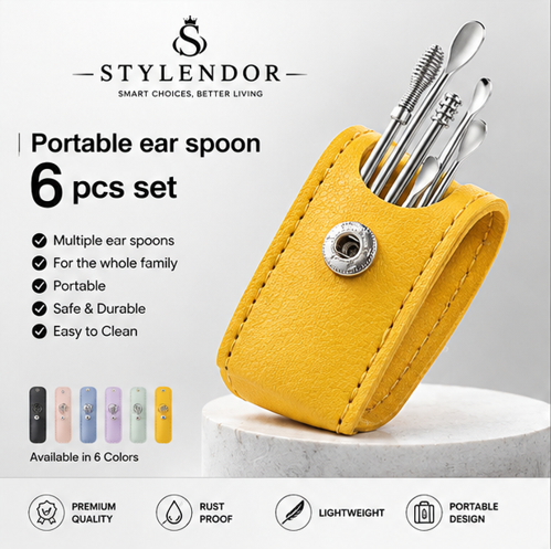 Premium Ear Wax Removal Kit – Safe, Reusable & Easy Ear Cleaning Tool Set