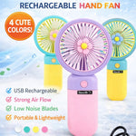 Portable Rechargeable Mini Fan – USB Cooling Fan for Home & Office
