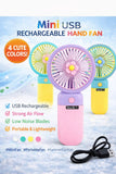 Portable Rechargeable Mini Fan – USB Cooling Fan for Home & Office