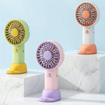 Portable Rechargeable Mini Fan – USB Cooling Fan for Home & Office