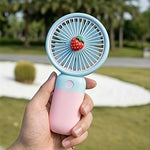 Portable Rechargeable Mini Fan – USB Cooling Fan for Home & Office