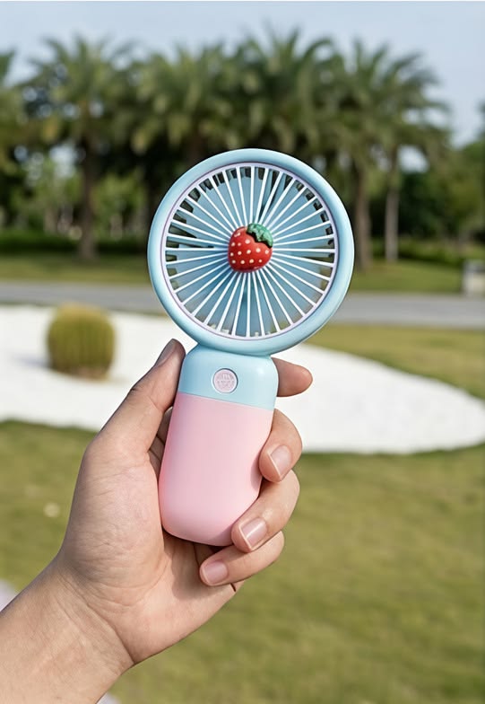 Portable Rechargeable Mini Fan – USB Cooling Fan for Home & Office