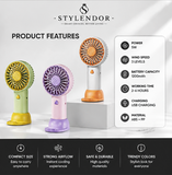 Portable Rechargeable Mini Fan – USB Cooling Fan for Home & Office