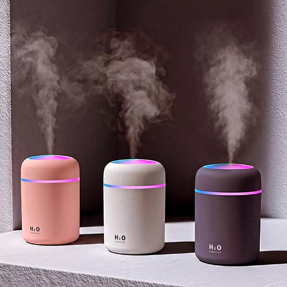 Mini Cool Mist Humidifier with LED Night Light