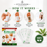 Kinoki Foot Care Pads – Natural Herbal Sleep-Time Patches