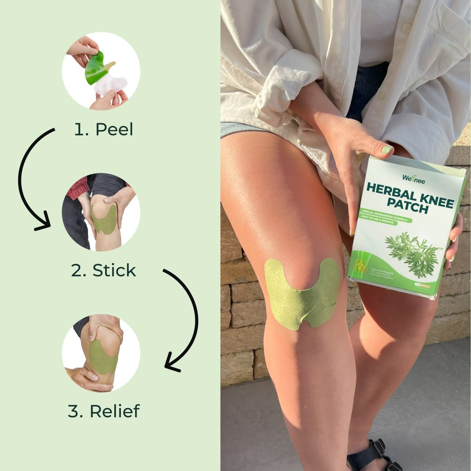 Herbal Knee Pain Relief Patch – Fast-Acting Comfort for Joints & Muscles