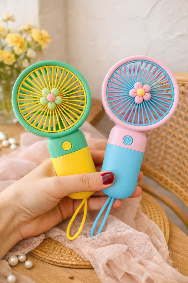 Portable Rechargeable Mini Fan – USB Cooling Fan for Home & Office