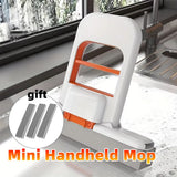 Portable Self-Squeeze Mini Mop – Super Absorbent Cleaning Tool for Kitchen, Bathroom & Home