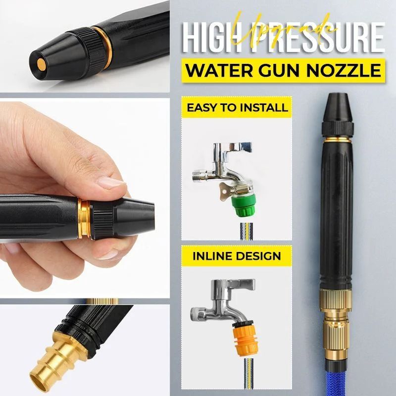 Imported High Pressure Water Nozzle for Car Wash, Bike, Floor & Garden Cleaning
