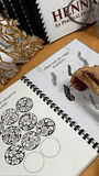 Mehandi Reusable Practice Book + FREE PRACTICE CONE