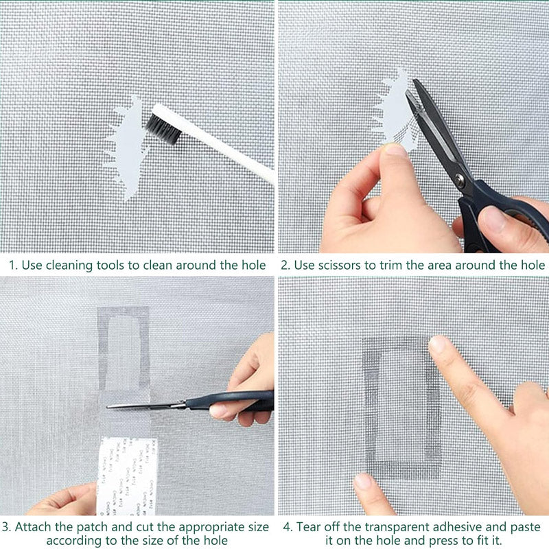 Window Mesh Repair Tape – Instant Repair for Damaged Screens