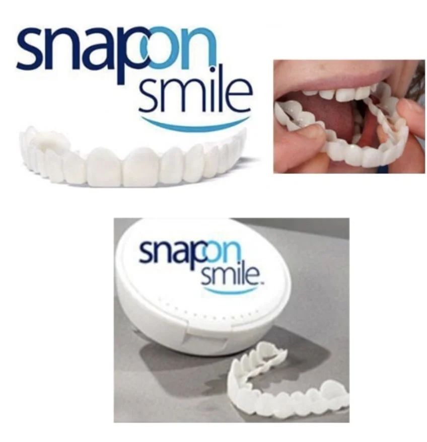 Instant Snap-On Smile Teeth Veneers – Perfect White Smile in Seconds (BUY 1 GET 1 FREE)